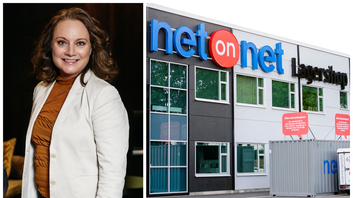 Susanne Holmström, 45, är vd för NetOnNet.